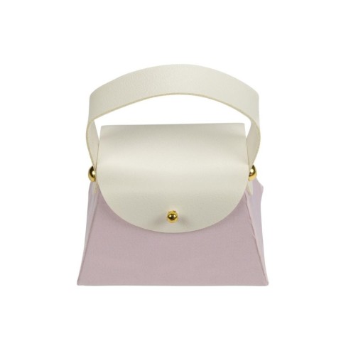 BORSETTA SCATOLA CON MANICO ECOPELLE 6x8x5h CIPRIA